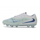 New Nike Phantom 6 Elite Low Gras Soccer Cleats White Mint Metallic Blue