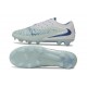 New Nike Phantom 6 Elite Low Gras Soccer Cleats White Mint Metallic Blue