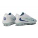 New Nike Phantom 6 Elite Low Gras Soccer Cleats White Mint Metallic Blue