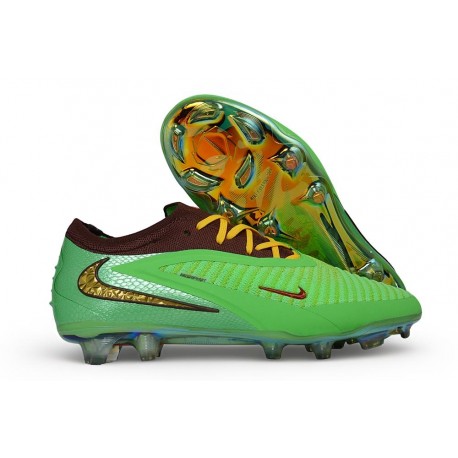 New Nike Phantom 6 Elite Low Gras Soccer Cleats Green Black