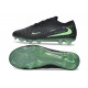 New Nike Phantom 6 Elite Low Gras Soccer Cleats Black Illusion Green Black