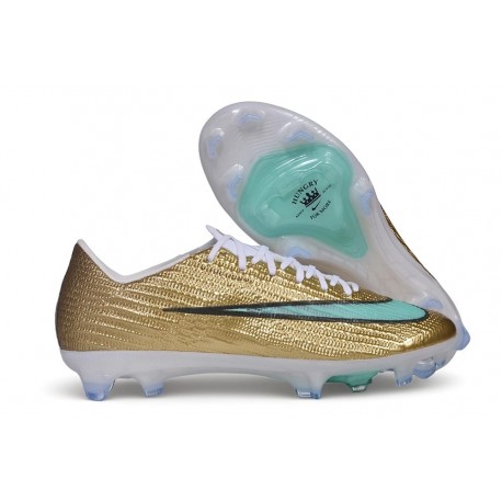 Nike Air Zoom Mercurial Superfly 11 Elite FG Mtlc Gold Green Glow