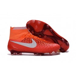 Nike Magista Obra FG ACC Champions League Soccer Boots Red White
