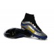 Top New Nike Mercurial Superfly Heritage Soccer Boots Silver Blue Yellow