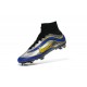 Top New Nike Mercurial Superfly Heritage Soccer Boots Silver Blue Yellow