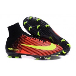 Cristiano Ronaldo New Nike Mercurial Superfly V FG Boots Crimson Volt Pink Black