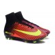 Cristiano Ronaldo New Nike Mercurial Superfly V FG Boots Crimson Volt Pink Black