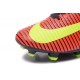 Cristiano Ronaldo New Nike Mercurial Superfly V FG Boots Crimson Volt Pink Black