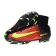 Cristiano Ronaldo New Nike Mercurial Superfly V FG Boots Crimson Volt Pink Black