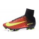 Cristiano Ronaldo New Nike Mercurial Superfly V FG Boots Crimson Volt Pink Black