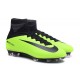 Cristiano Ronaldo New Nike Mercurial Superfly V FG Boots Green Black