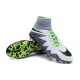 Nike Hypervenom Phantom II FG 2016 Mens Soccer Shoes White Black Green