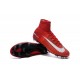 Cristiano Ronaldo New Nike Mercurial Superfly V FG Boots Red White