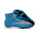 Cristiano Ronaldo Nike Mercurial Superfly 4 FG Soccer Boots Blue Orange