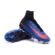 Cristiano Ronaldo New Nike Mercurial Superfly V FG Boots Blue Orange Black