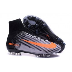 Nike Mercurial Superfly V ACC FG Top 2016 Soccer Cleats White Black Orange