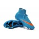 Cristiano Ronaldo Nike Mercurial Superfly 4 FG Soccer Boots Blue Orange