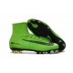 Nike Mercurial Superfly V ACC FG 2016 Top Soccer Cleats Green Black