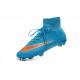 Cristiano Ronaldo Nike Mercurial Superfly 4 FG Soccer Boots Blue Orange