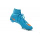 Cristiano Ronaldo Nike Mercurial Superfly 4 FG Soccer Boots Blue Orange