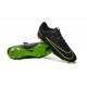 New Nike Mercurial Vapor XI FG Men Soccer Cleat Black Green