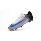 Nike Mercurial Vapor 11 FG Firm Ground Football Shoes White Blue Black