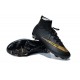 Cristiano Ronaldo Nike Mercurial Superfly 4 FG Soccer Boots Black Gold