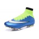 Cristiano Ronaldo Nike Mercurial Superfly 4 FG Soccer Boots Blue White Volt