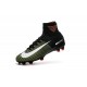 New High-Top Nike Mercurial Superfly V FG Boots Black White Purple
