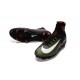 New High-Top Nike Mercurial Superfly V FG Boots Black White Purple