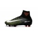 New High-Top Nike Mercurial Superfly V FG Boots Black White Purple