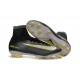 New High-Top Nike Mercurial Superfly V CR7 FG Boots Black White Yellow