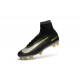 New High-Top Nike Mercurial Superfly V CR7 FG Boots Black White Yellow