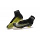 New High-Top Nike Mercurial Superfly V CR7 FG Boots Black White Yellow