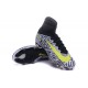 New High-Top Nike Mercurial Superfly V FG Boots White Black Volt