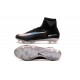 New High-Top Nike Mercurial Superfly V FG Boots Black Silver