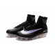New High-Top Nike Mercurial Superfly V FG Boots Black Silver