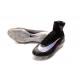 New High-Top Nike Mercurial Superfly V FG Boots Black Silver