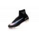 New High-Top Nike Mercurial Superfly V FG Boots Black Silver