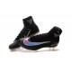 New High-Top Nike Mercurial Superfly V FG Boots Black Silver