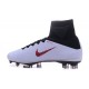 New High-Top Nike Mercurial Superfly V FG Boots White Red