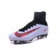 New High-Top Nike Mercurial Superfly V FG Boots White Red