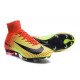 New High-Top Nike Mercurial Superfly V FG Boots Crimson Yellow Black
