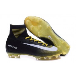 Nike Mercurial Superfly 5 FG News Football Cleats Black Yellow White