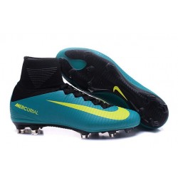 Nike Mercurial Superfly 5 FG News Football Cleats Blue Yellow