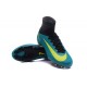 Nike Mercurial Superfly 5 FG News Football Cleats Blue Yellow