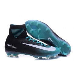 Nike Mercurial Superfly 5 FG News Football Cleats Black Blue White