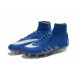 New Nike Hypervenom Phantom II Neymar x Jordan NJR FG Blue Silver