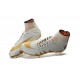 New Nike Hypervenom Phantom II Neymar x Jordan NJR FG White Gold