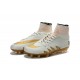 New Nike Hypervenom Phantom II Neymar x Jordan NJR FG White Gold